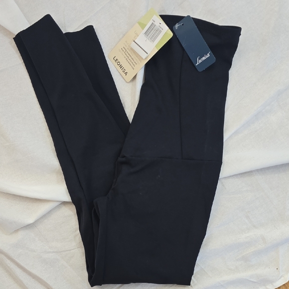 Leonisa Black Shapewear Leggings - Picture 1 of 4